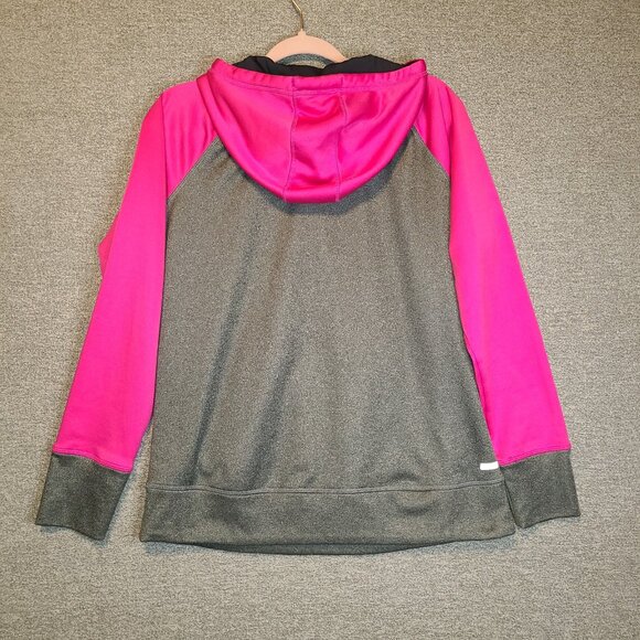 Danskin Now Pullover Hoodie Pink and Grey L 12/14 - Picture 2 of 8